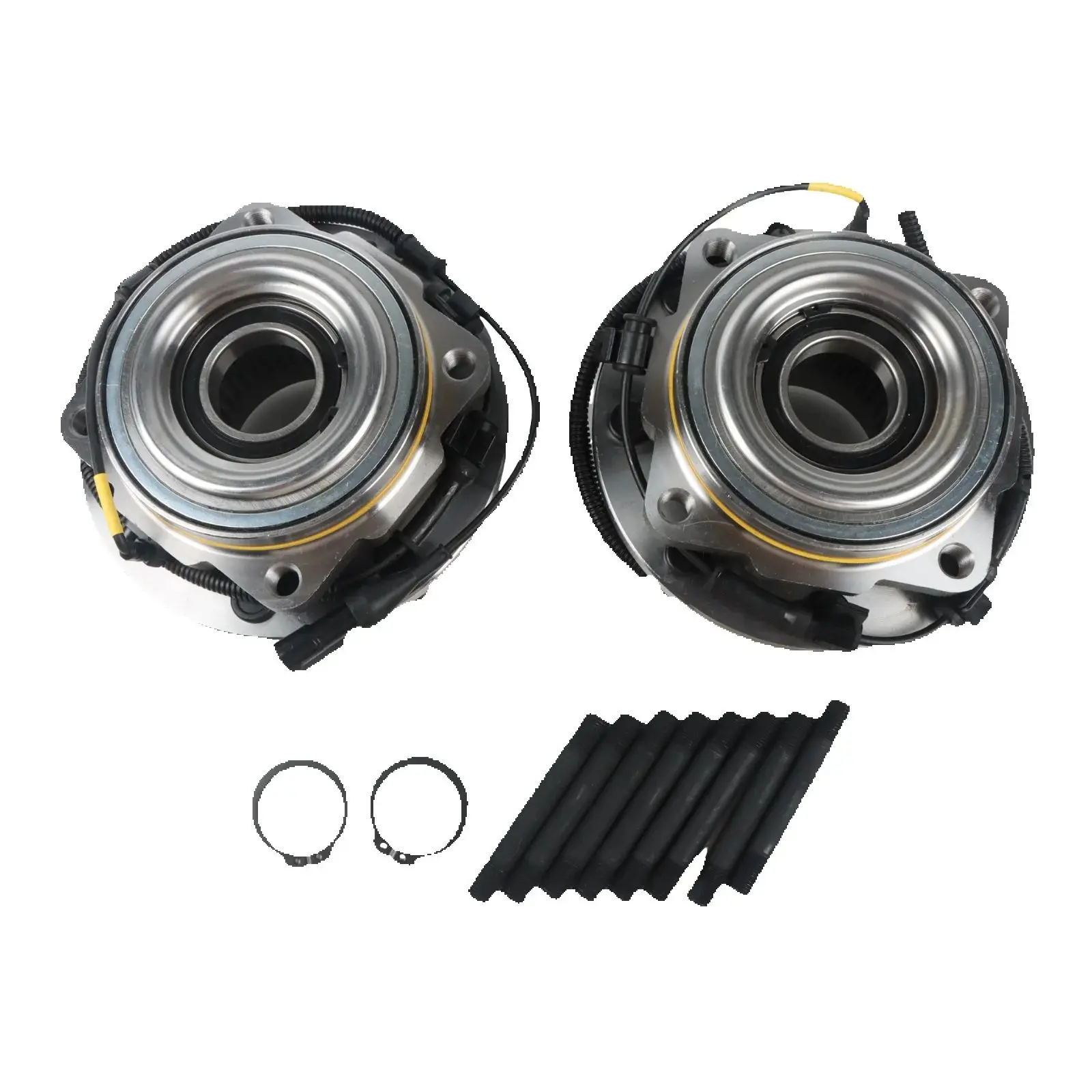 2Pcs Wheel Bearing and Hub Assembly 515081 FOR Ford F-250 F-350 Super Duty 2005-2010 SRW 8 Lug