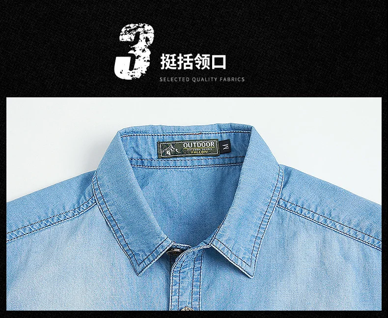 2025 New Men's Denim Shirt Short Sleeve Oversized Casual Shacket Breathable Lightweight Streetwear Summer Jacket for Outdoor