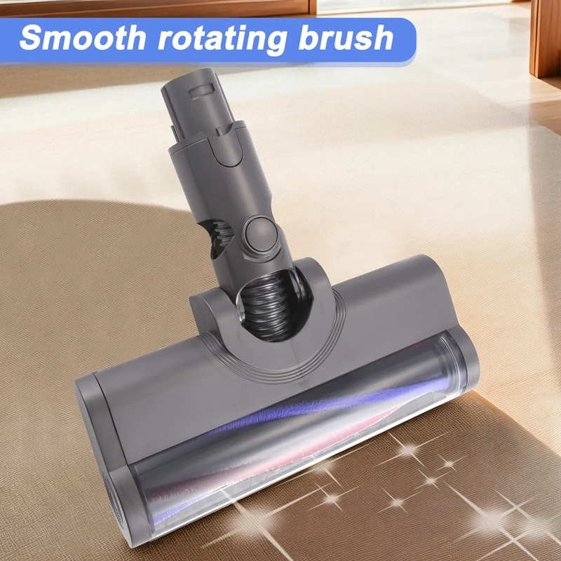 مكنسة كهربائية لاسلكية مع أضواء LED خضراء ، ملحقات فرشاة أرضية ، Dyson V6 ، DC58 ، DC59 ، DC61 ، DC62 ، DC74