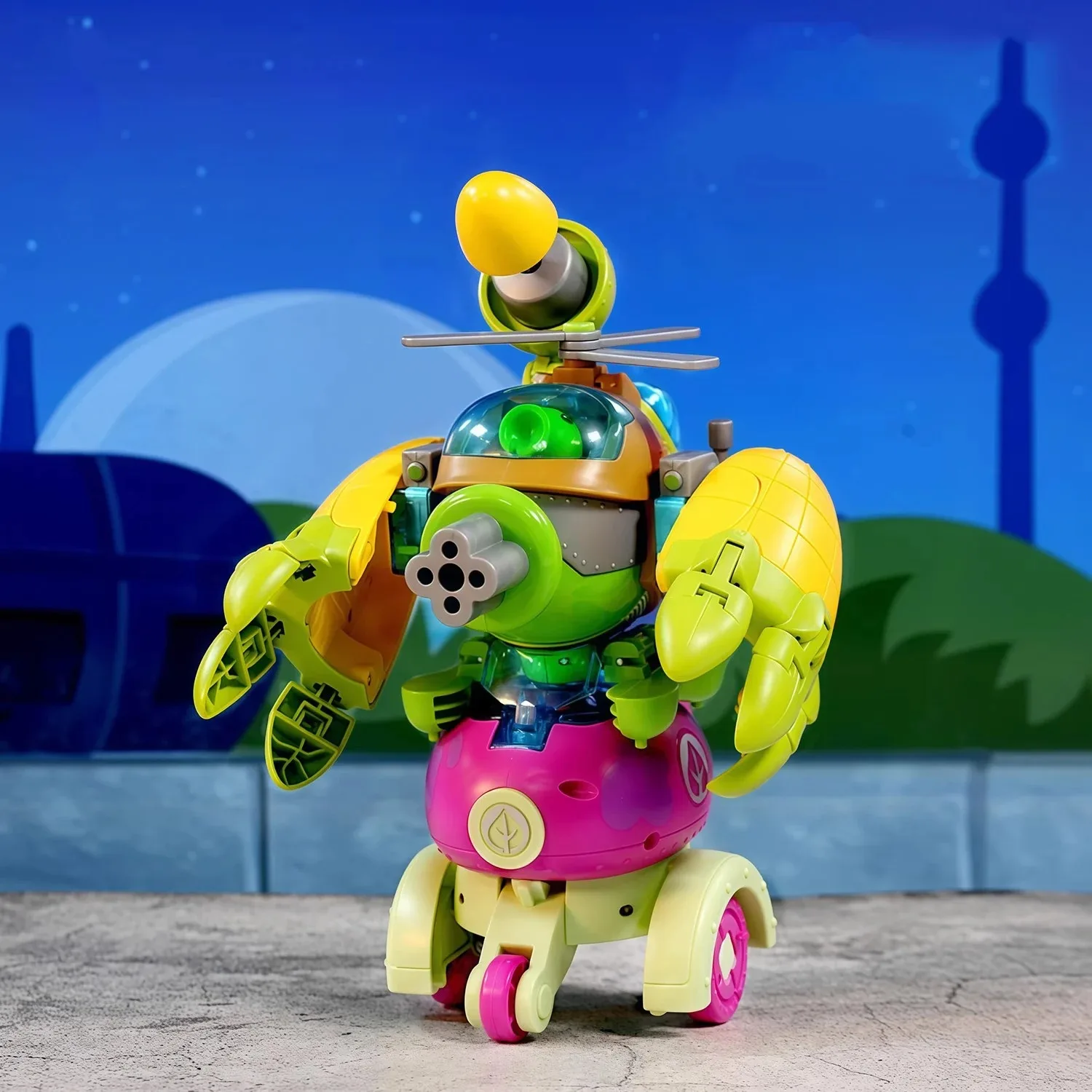 2025 نباتات جديدة مقابل الكسالى روبوت عباد الشمس الصبار الذرة عمل نموذج لجسم مجموعة البلاستيكية مزيج تشوه ألعاب الدمى الاطفال هدية #4