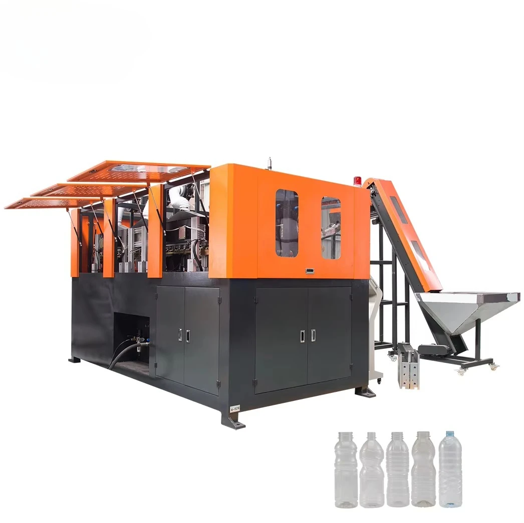 4-Cavity Fully Automatic Blow Molding Machine For 500ml To 2L Bottles Multi-Purpose For Cosmetic Shampoo And Lotion Containers