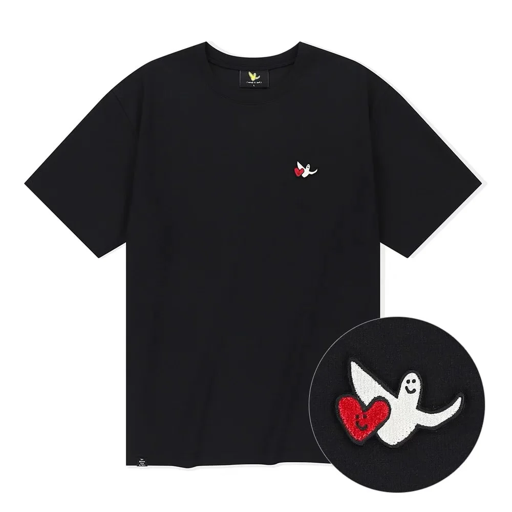 2024 nowa koreańska koszulka z czystej bawełny z krótkim rękawem Xiaofei t-shirt Y2k Trend Plus rozmiar Love mała etykieta t-shirt darmowa wysyłka