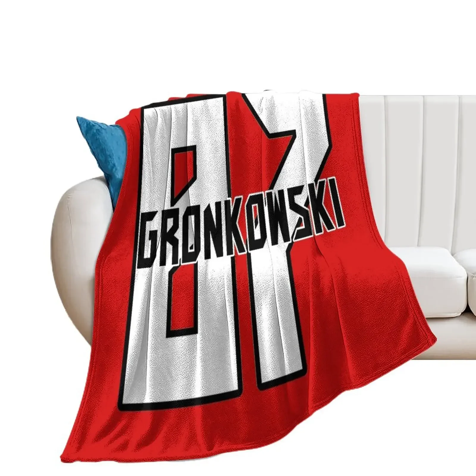 Rob Gronkowski Throw Blanket Loose Retros Tourist Polar Blankets