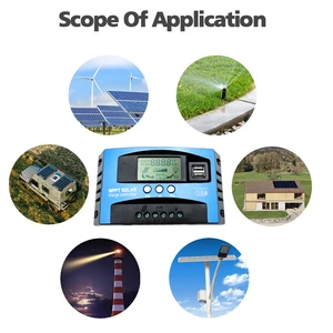 Solar load and discharge controller, LCD display, auto, dual USB, MPPT, 30a, 50a, 80a, 100a, 12v, 24V 8 Main MPPT Controller Sales - №8