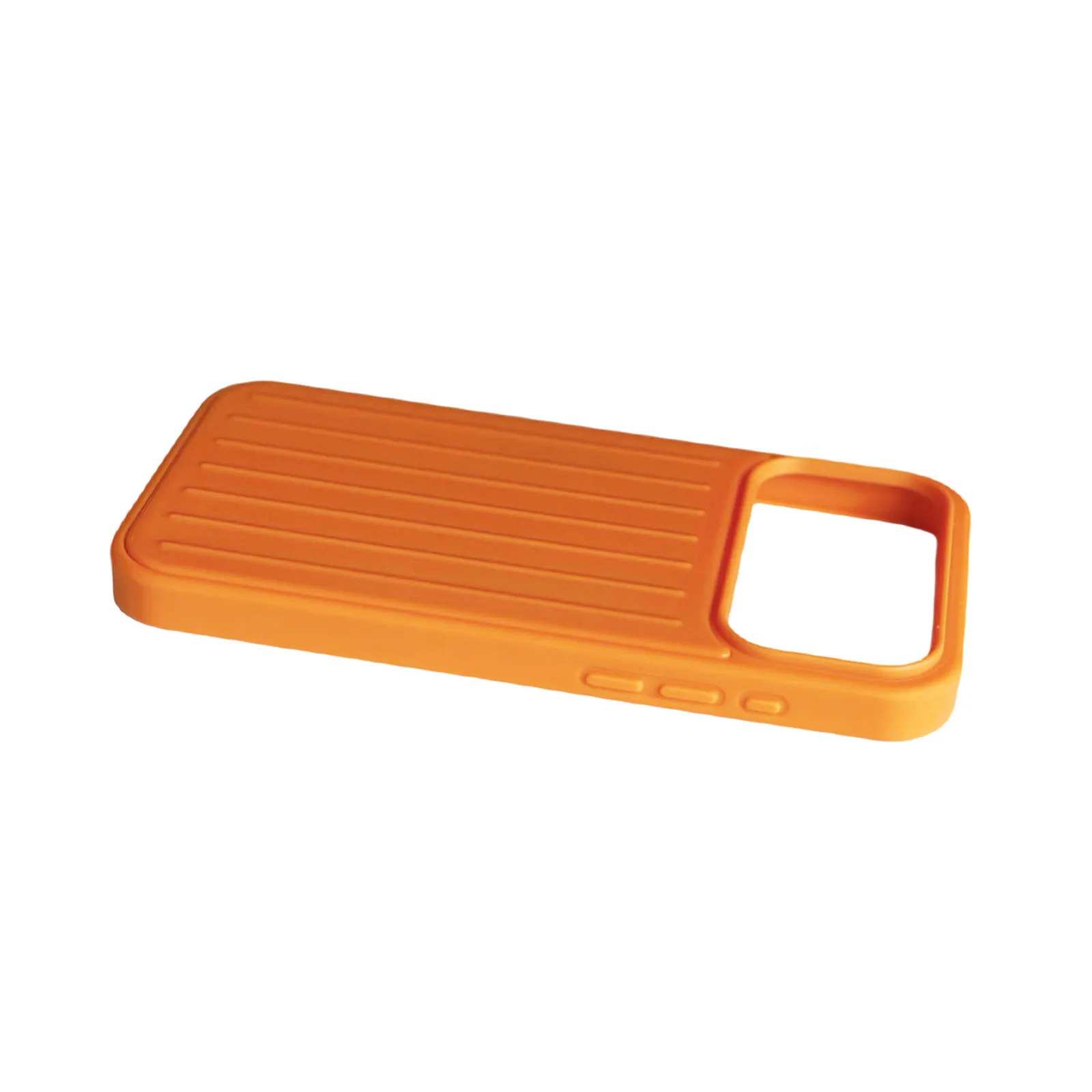 حافظة لهاتف آيفون 17 برو ماكس و17 برو مغناطيسية مقاومة للصدمات باللون البرتقالي، حقيبة مخططة تأتي مع فيلم شاشة وMagsafe #4