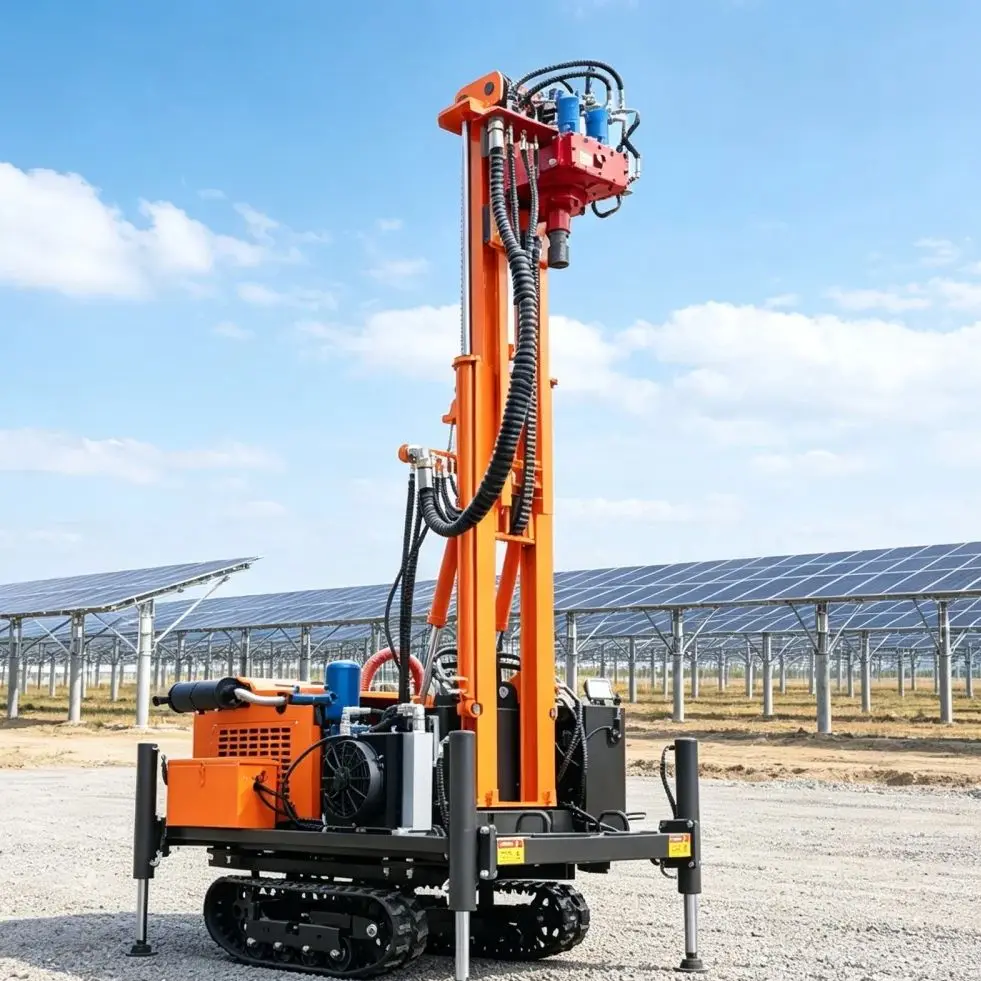 Customized Hot‑selling Full‑hydraulic Crawler Air‑water Dual‑purpose Deep‑well Water Well Drilling Rig