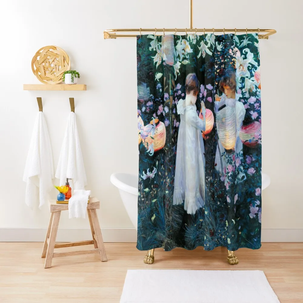 

Carnation, Lily, Lily-Rose - John Singer Sargent 1885 Shower Curtain Bathroom Showers Toilet Accessories Bathroom Curtain