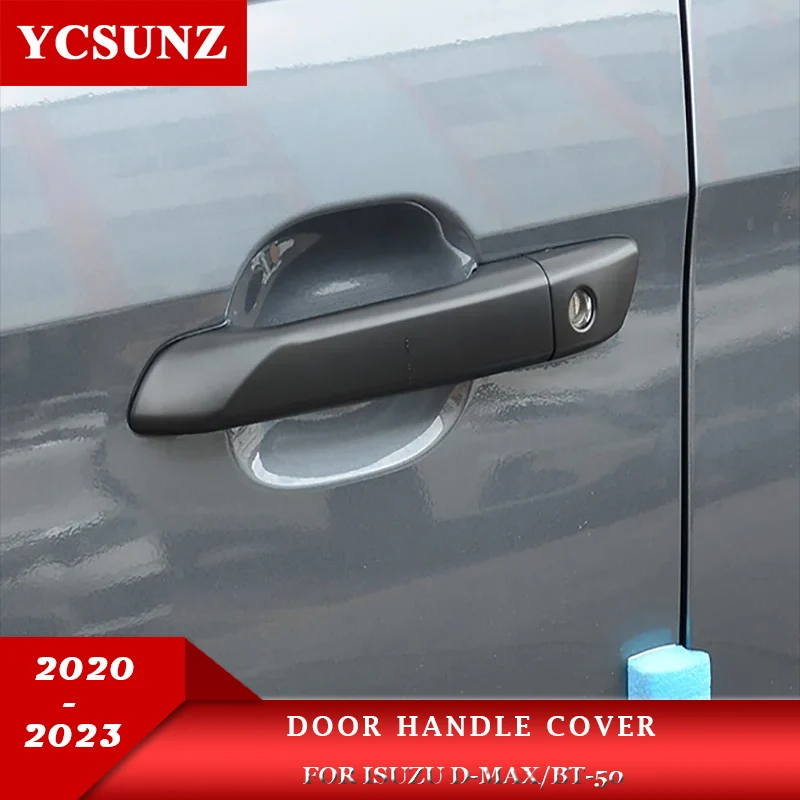 ABS Door Handle Cover For Isuzu D-max Dmax 2020 2021 2022 Car Exterior Parts For Mazda BT50 2021-2023 Pick Up Truck Accessories