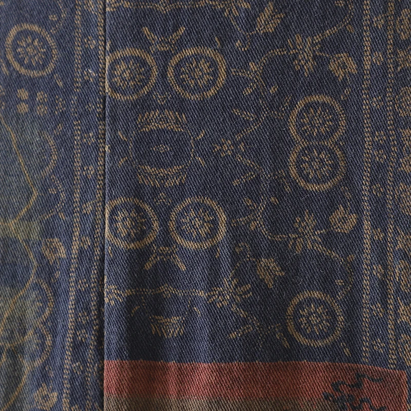 Warm Cotton Jaet Women's Retro Button Long Sve Straight Cut Thermal Cotton Clothes Stand Collar Ket Cotton Coat 2025