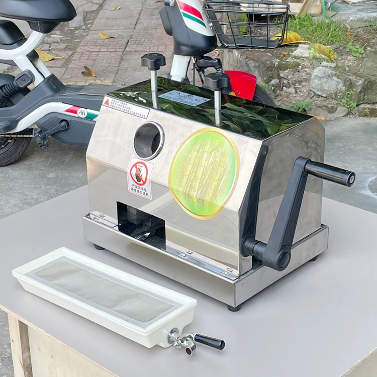 عصارة قصب السكر اليدوية، عصارة قصب السكر من الفولاذ المقاوم للصدأ، عصارة مستخرج قصب السكر #3