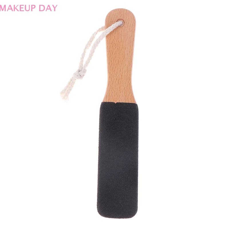 1PCS Professional Pedicure Rasp Tool For Dead Skin Crack Heels Beech Wood Foot File Rasp Callus Remover Foot Scrubber