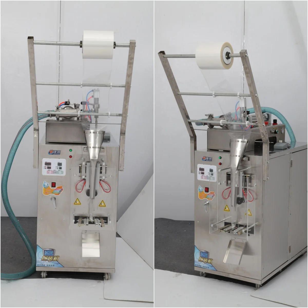 آلة التعبئة البيضاء السائلة 750 مل آلة تعبئة الأكياس الختم آلة تعبئة السوائل آلة تعبئة المياه الأوتوماتيكية