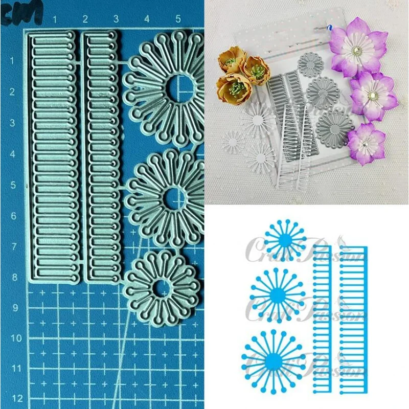

Flower Metal Cutting Dies Scrapbooking Paper Card Crafts Embossing Stencils Mold