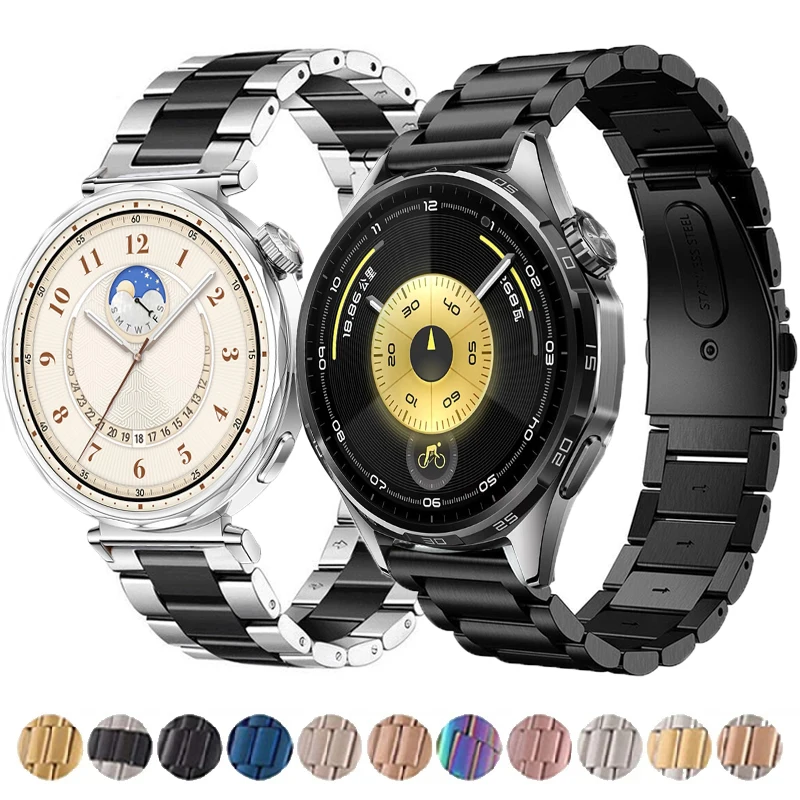 Strap For Huawei Watch GT6 GT5 GT4 46mm 41mm Stainless Steel Band Metal Bracelet For Huawei GT 6 Pro 5 4 3 2 2E Sports Watchband