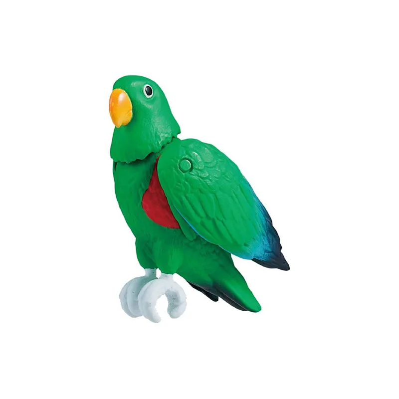 Takara Tomy Adventure Continent Ania Kingdom Series Eddie Moluccan Eclectus Animal Action Figure Collectible Model Boy Toy Gift