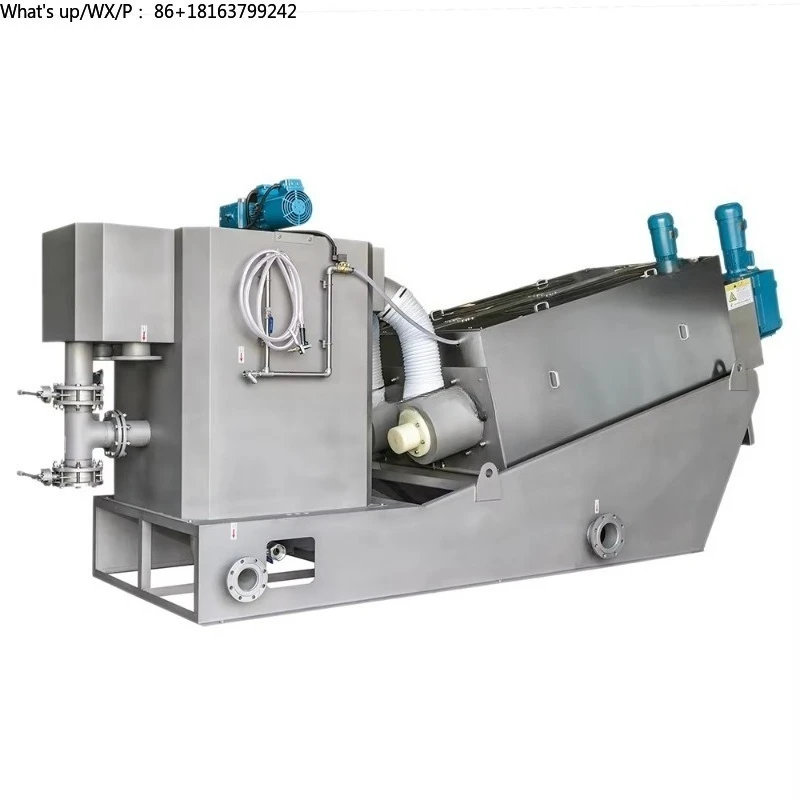 Schroefpers Slib Ontwatering Riolering Machine Apparatuur voor Afvalbehandeling