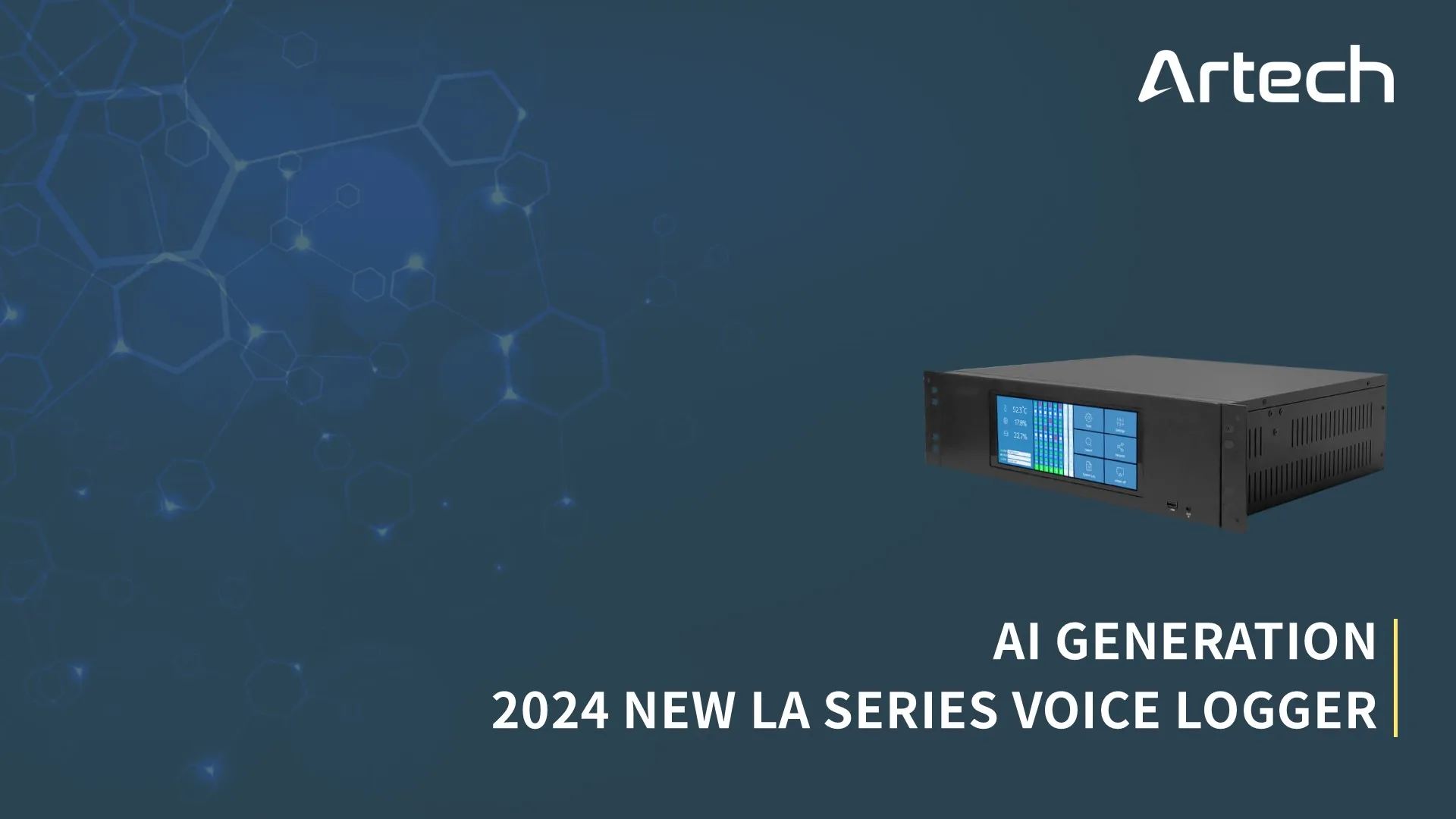 ARTECH-registrador de voz independiente inteligente de LA serie LA