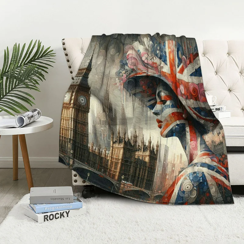 النمط الأمريكي الرجعية بطانية Ins نمط غرفة نوم أريكة أفخم غطاء بطانية غرفة الحفلات بطانية الزخرفية 150 سنتيمتر x 200 سنتيمتر