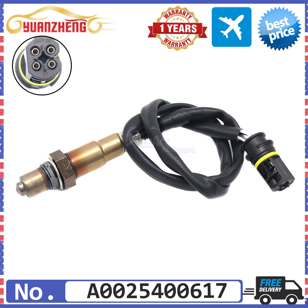 Car Air Fuel Ratio Lambda O2 Oxygen Sensor A0025400617 0258006475 for MERCEDES-BENZ W203 S204 W204 W211 W212 C209 SLK R171 CLK