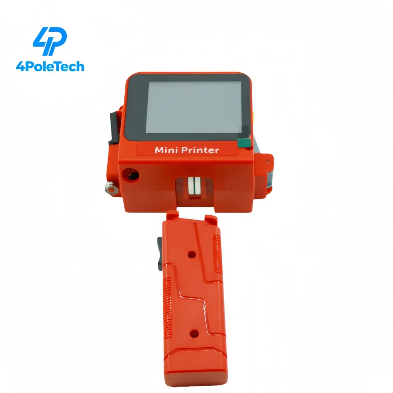 

4POLETECH Factory Handheld Inkjet Large Format For Semi Automatic Expiry Date Image Smart Printer