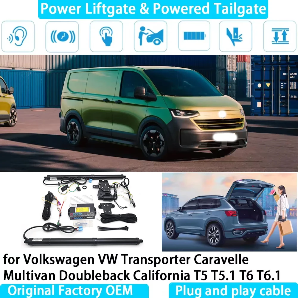 for Volkswagen VW Transporter Caravelle Multivan Doubleback California T5 T5. Automatic Electric Power Liftgate Powered Tailgate