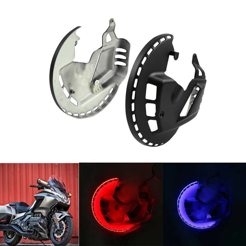 

Brake Motorcycle Rotor Covers LED Light Fit For Honda Goldwing GL1800 01-17 F6B 13-17