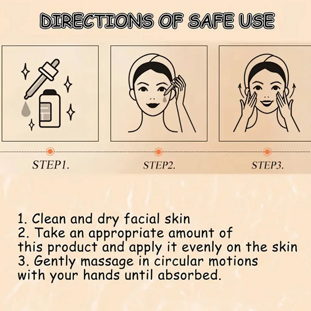 فيتامين C مزيل التجاعيد مصل الوجه رفع ثبات تتلاشى الخطوط الدقيقة مكافحة الشيخوخة جوهر تبييض سطع العناية بالبشرة #6