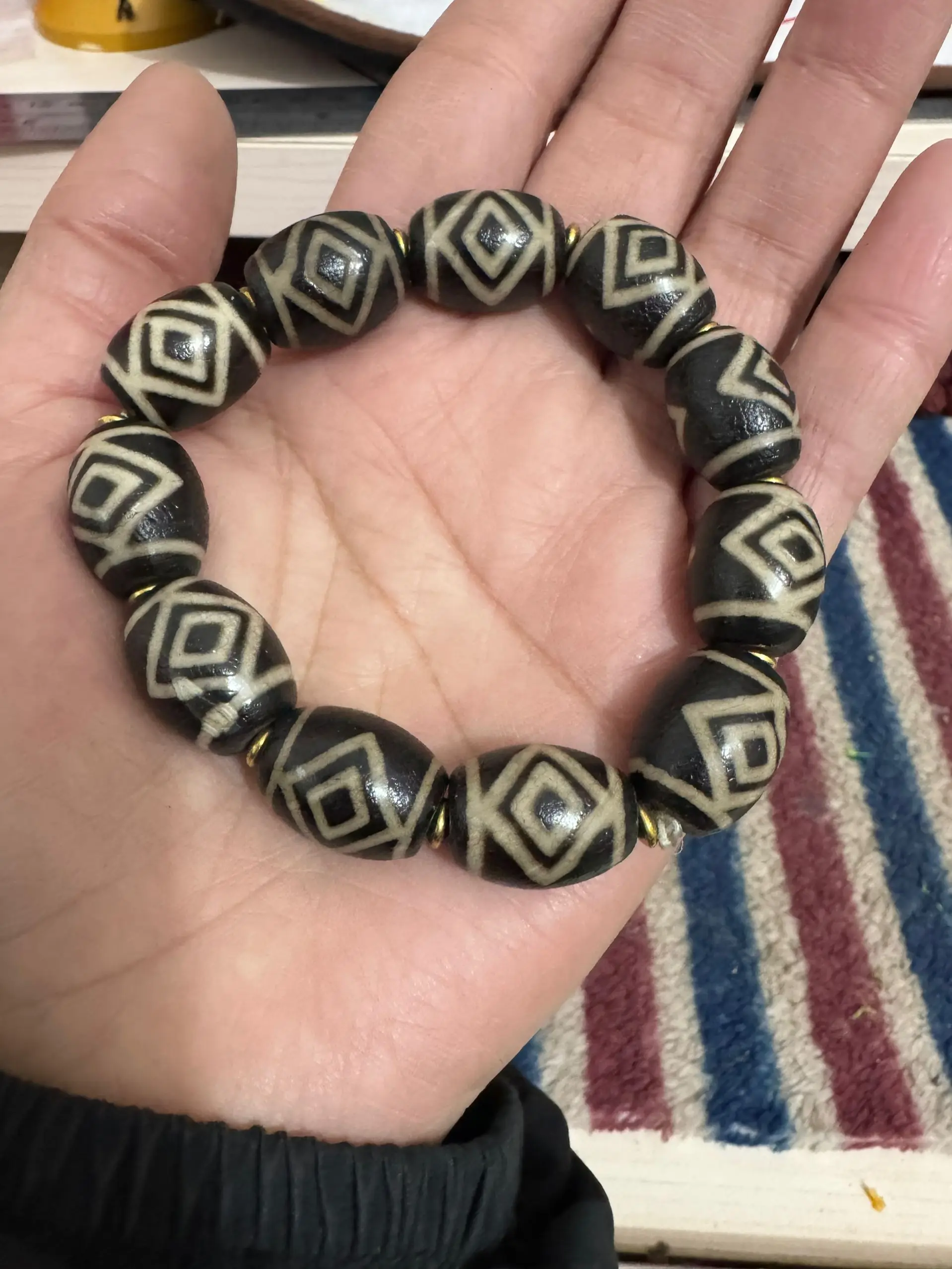 نمط حدوة حصان التبت الطبيعي ، حزمة التجوية ، حبات التبت ، سلع 14 م ، مبيعات المصنع مباشرة #6