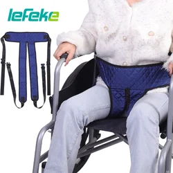 Lefeke Wheelchair Sitting Assist Sling Safety-Soft Patient Security Belts Positioning Support Self-Releasing Wrap-Around Belts