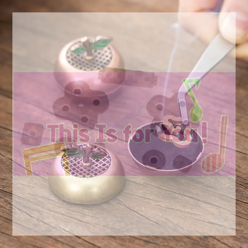 【MA】Quemador de Aromaterapia Creativo Retro, Base Pequeña para Quemador de Incienso, Decoración para el Hogar, Interior/Sala de Té/Purificador Relajante