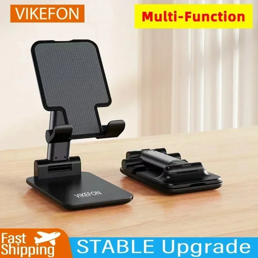 

VIKEFON Универсальный складной настольный кронштейн для планшета, гибкий регулируемый держатель для мобильного телефона для iPhone, Samsung, Xiaomi