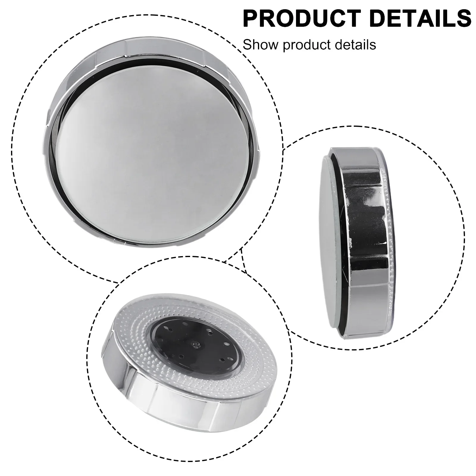 For Car Exterior 360° Adjustable Mirrors Blind Spot Eliminator Clear Visibility Essential Accessory Modern Look