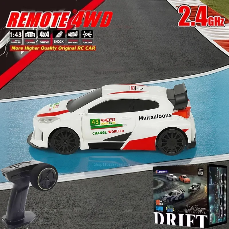 

NEW 1/43 RC Cars 2.4G Mini Remote Control Racing Drift Cars RTR 4WD Off-road High Speed Vehicle Model Toys For Kids Adults Gifts
