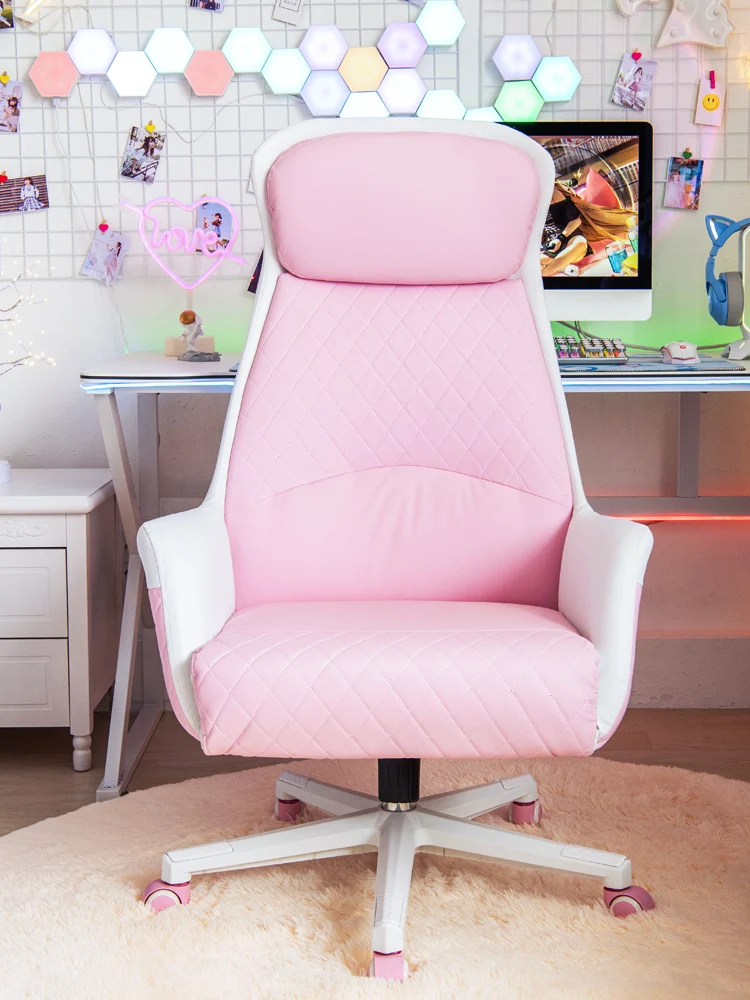 Photogenic chair, gaming chair, female computer chair, comfortable sedentary sofa chair, home swivel chair