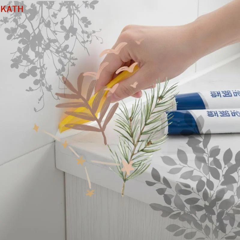 60/150ml Plastic Steel Mud Waterproof Glue Kitchen Bathroom Anti-Mildew Glue Epoxy Resin Leak Plugging And Caulking Sealant Hom