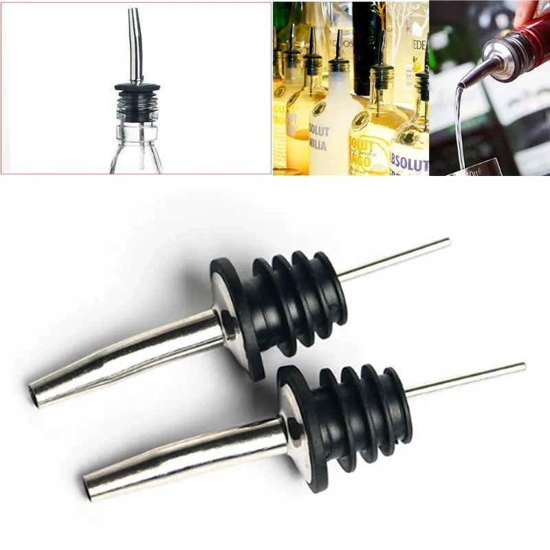 Wine Bottle Pourer Oil Stopper Cocktail Shaker Wine Accessories Spirits Free Flow Nozzle Stopper Kitchen Bar Tools