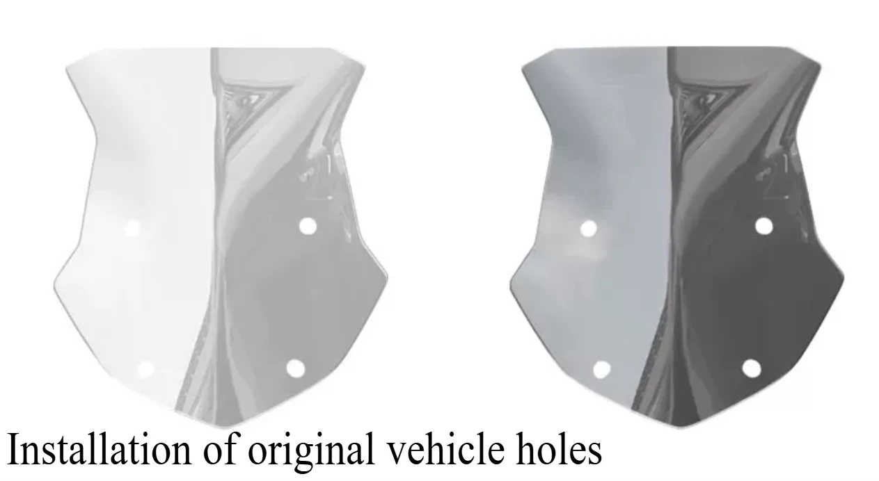 For Cyclone RX600 401 Motorcycle Modified Windshield Wind Deflector Heightened Windshield Front Glass Modification Accessories