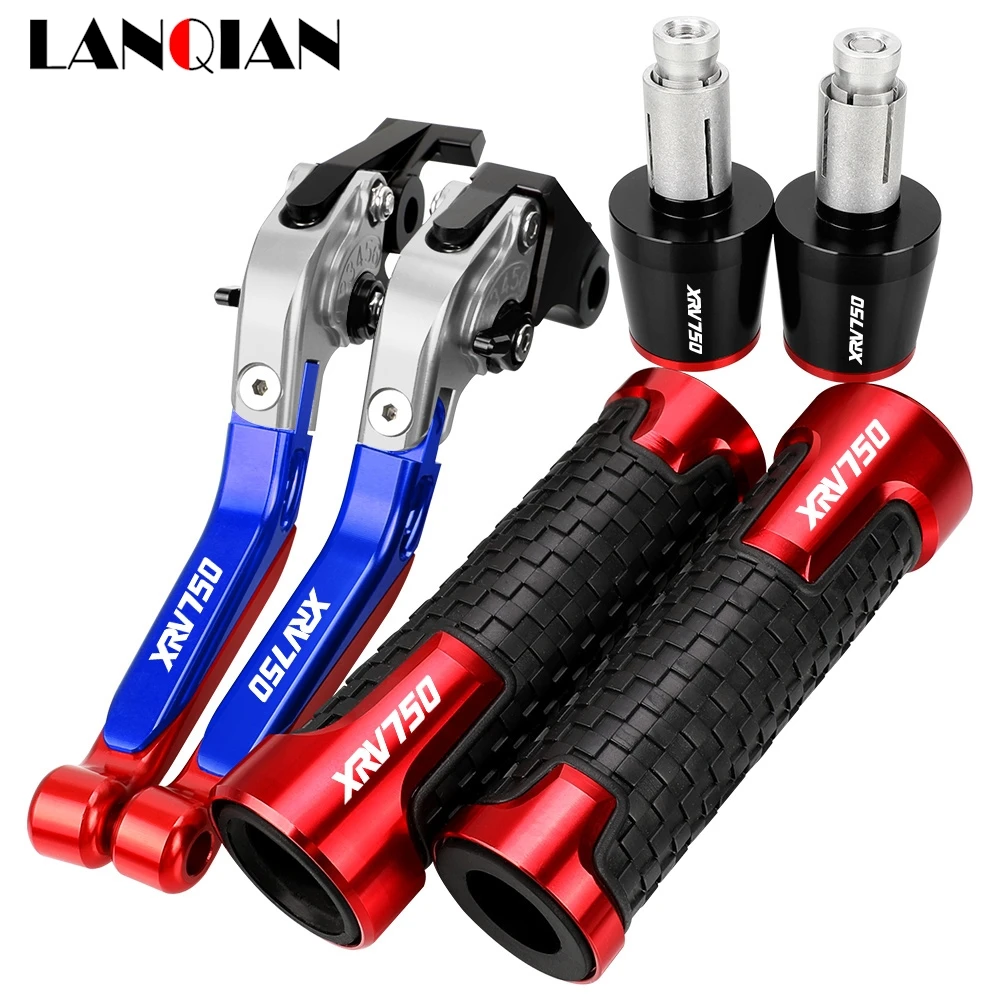 For Honda XRV750L-Y XRV 750 XRV750 AFRICA TWIN 1990-2003 Motorcycle Accessories Brake Clutch Levers Handlebar Grips Handle Ends