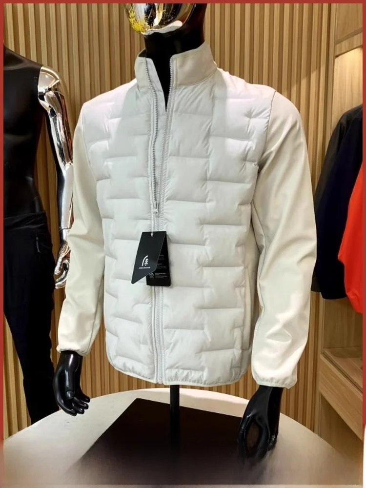 

Busin Series Outdoor Высококачественная зимняя ветрозащитная водостойкая хлопковая куртка с воротником-стойкой для мужчин Thi Warm Stand Fit