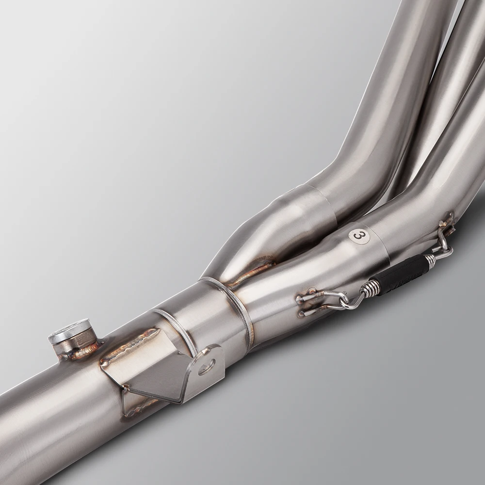 Slip on For Yamaha MT09 MT09SP FZ09 XSR900 2021-2024 Motorcycle Exhaust Pipe Full System Modify Stainless Steel Front Link Pipe