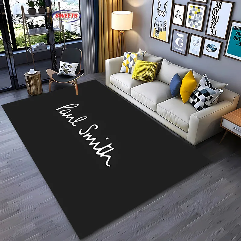 Fashion Trend P-paul Smith Carpet 3D HD Printed for Living Room Bedroom Mat Sofa Doormat Floor Rug Anti-slip Decor Alfombra Gift