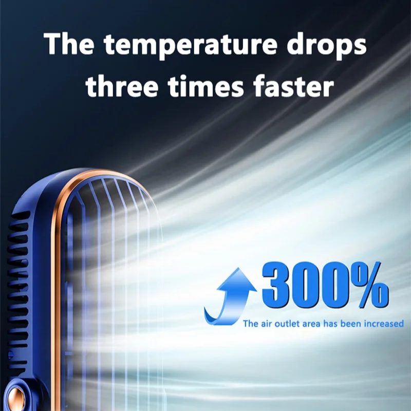 مكيف هواء صغير من Xiaomi MIJIA، مجفف شعر قابل للتعديل 720 درجة، شحن USB، بطارية كبيرة، محرك مزدوج، مكيف هواء محمول