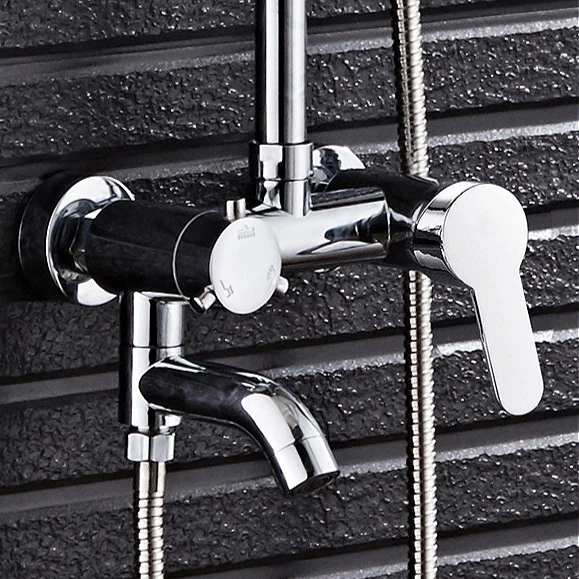 

Bathtub Faucet Bathroom Mixer Tap Copper Mixing Control Valve Shower Accessories Wall Mounted Concealed Shower Faucets