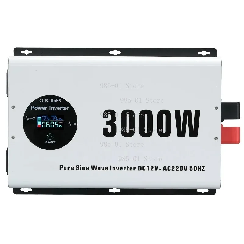 600W 1kw 2kw 3kw 4kw 5kw 12v to 220v pure sine wave inverter power supply adapted to off grid solar power supply