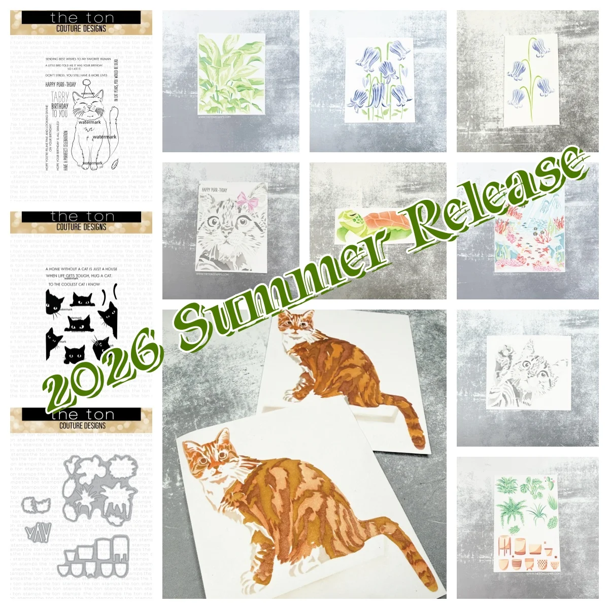 Summer Clothing Release - Summer Sea Turtle Clematis Cat Metal