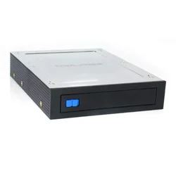 Bahía flexible interna SATA III de 2,5 a 3,5 pulgadas, estante móvil sin bandeja de 6Gbps para disco duro HDD SSD de 2,5 pulgadas, carcasa de avión trasero