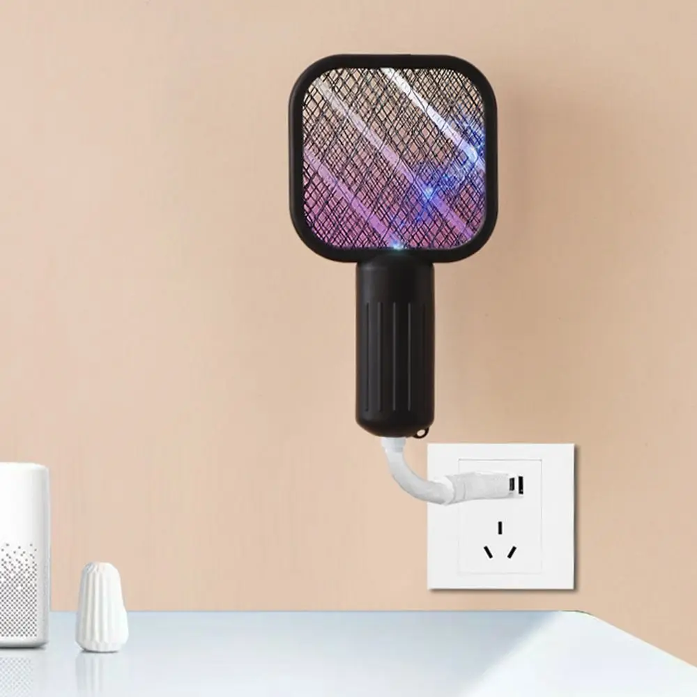 Pest Control Mini USB Mosquito Swatter Electric Shock UV Light Insect Racket Simple Portable Mosquito Killer Lamp Bedroom