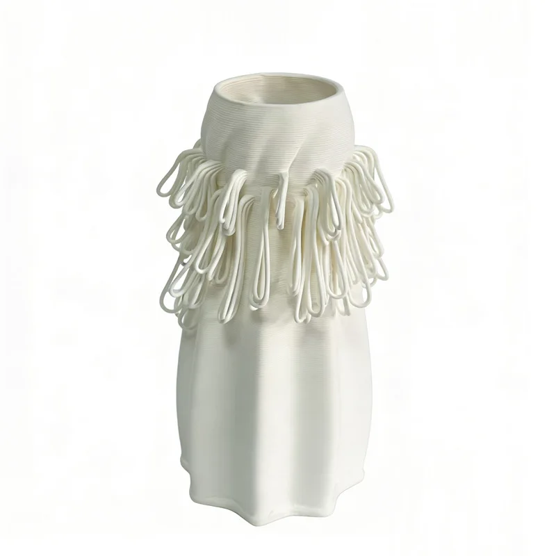 

Song Dynasty Aesthetics 3D Ceramic Vase Art Model Room Simple Guest Dining Table Flower Arrangement Ornament