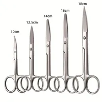 Stainless steel Surgical Straight Bend tip surgical instruments stitches tissue Scissors Medical Emergency Field Equip Shearing