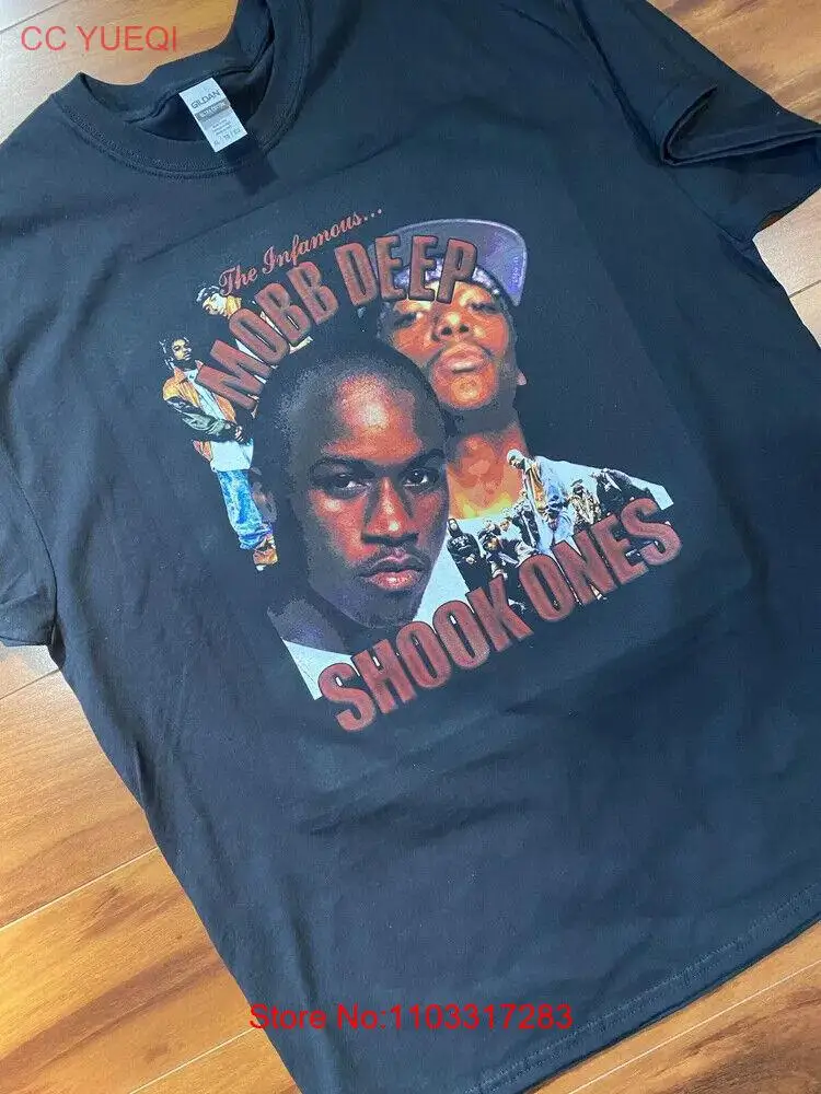 Mobb Deep Bootleg 90s T Shirt Sz L The Infamous Shook One New York Rap Hip Hop